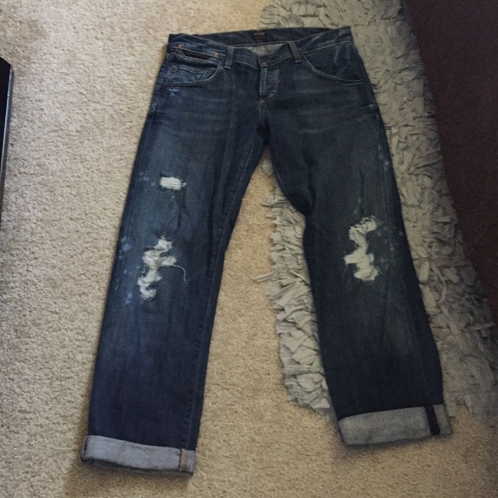 ❤️citizens of humanity cropped jeans